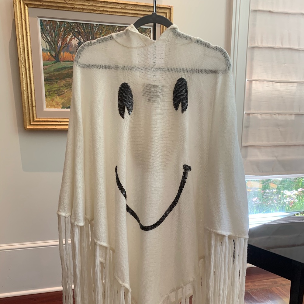 Wildfox Smiley Face Poncho
